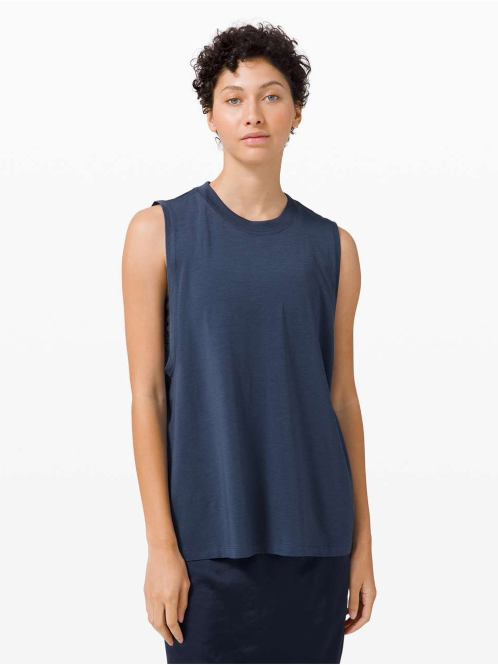 Lululemon All Yours Boyfriend Tank - Iron Blue Size 6